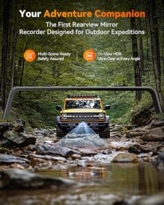 4K+2.5K+1080P Front and Rear Bumper Dash Cam