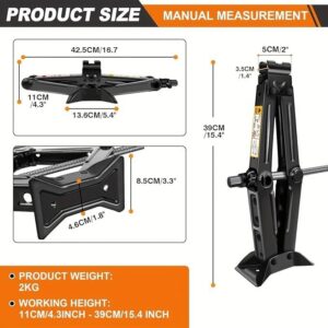 Portable Tire Changing tool with Lug Wrench Emergency Kit Tyre Repair Kit