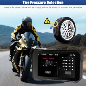 5 inch IPS Waterproof Portable Radio GPS Display for Motorbike with Bluetooth