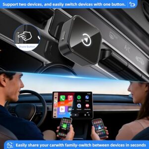 2026 Upgraded 2 in 1 Plug & Play OTA Dongle for iPhone & Android