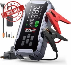 7000A 160PSI Jump Starter Power Pack with Air Compressor