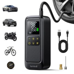 150PSI Electric Tyre Pump with Auto Shutoff for Car