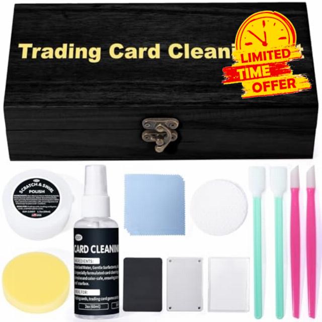 Lunza Trading Card Cleaning Kit – Boost Grading Score & Restore Collectible Value | Safe for Trading