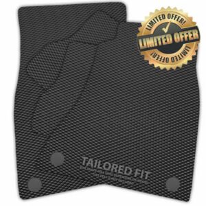 Rubber Car Mats for MG ZS Hybrid (2024 -) Exclusive Diamond Rubber with No Ribbed Trim [2926]