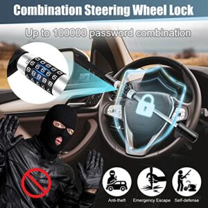 Password Code Steering Lock