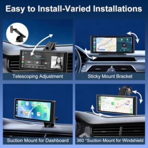 GPS Navigation/Voice Control/Mirror Link/Bluetooth/AUX/FM
