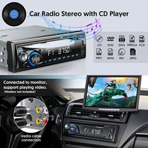 Wistrue FM/AM Car Radio Bluetooth Handsfree with 2 USB/SD/AUX
