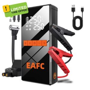 4000A Car Jump Starter Power Pack with 150PSI Air Compressor