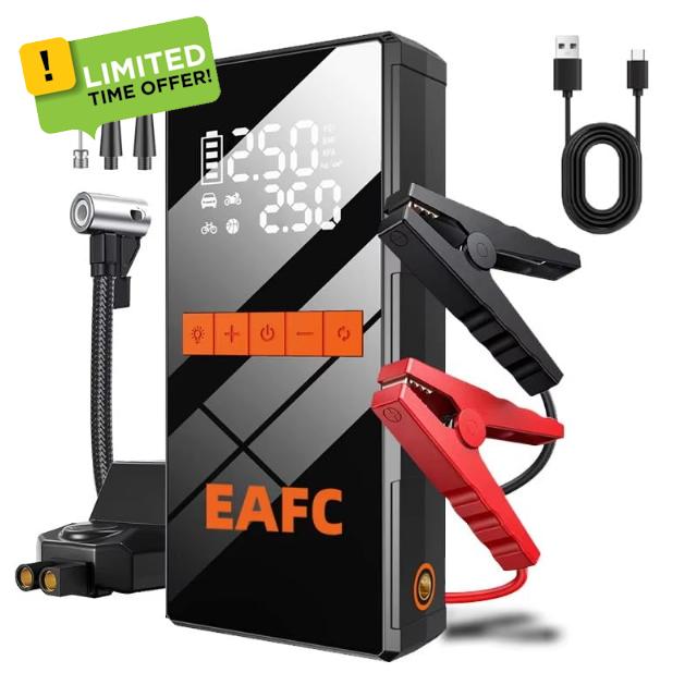 4000A Car Jump Starter Power Pack with 150PSI Air Compressor
