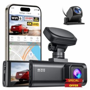 REDTIGER F7N-N 4K Front and Rear Dash Cam