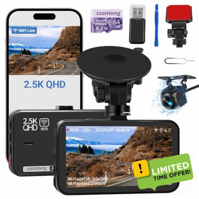 Dash Cam Front and Rear