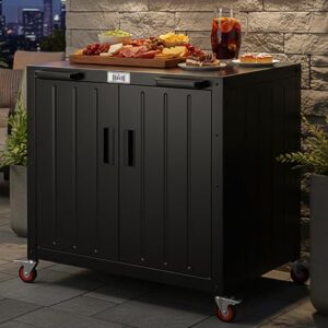 BBQ Food Prep Table for Patio and Garde