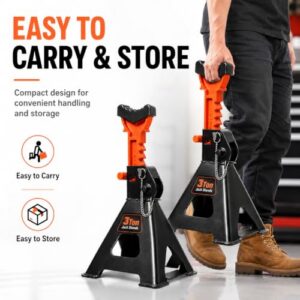 600 lbs) Durable Axle Stands