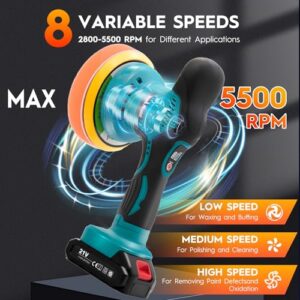 Cordless Polisher for Car Detailing/Sanding/Scratch Removing