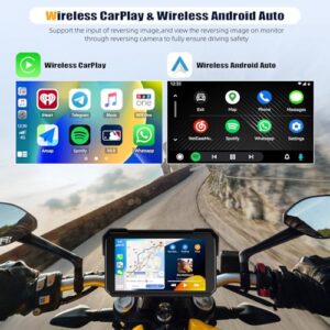 Portable Wireless Carplay/Android Auto for Motorcycle