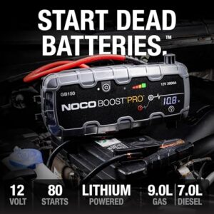 Portable Power Bank & Jump Leads - For 9.0L Petrol and 7.0L Diesel Engines