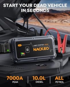 12V Car Battery Booster Jump Starter for Up to All Gas and 10.0L Diesel Engine Car jump starter