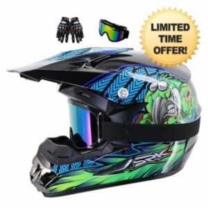 Kids Dirt Bike Motocross Off-Road Street Helmet