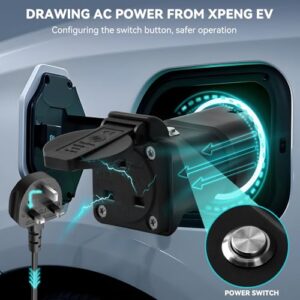 220–240V Vehicle to Load Adapter with UK 3-Pin Socket