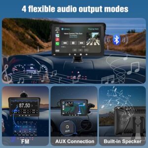 Portable Car Tablet Smart Screen with Voice Control
