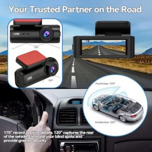 24H Parking Mode with Loop Recording and G-senso