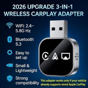 3 in 1 Smart Box for Android Auto & Screen Mirroring