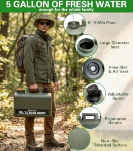 IPX8 Waterproof Outdoor Shower for Camping