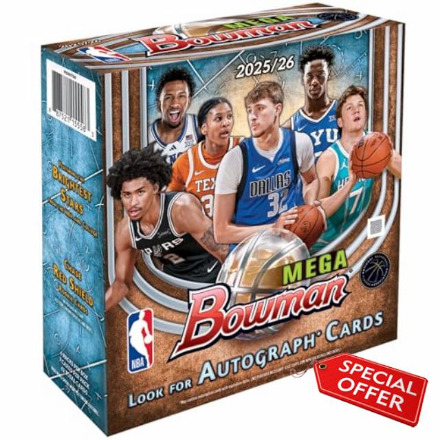 2025-26 Bowman Basketball - Factory Sealed - Mega Box