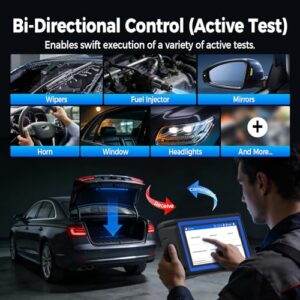 Blue Black | Upgraded Full System Wireless Automotive Diagnostic Tool