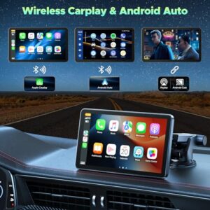 7" Portable Touch Screen Android Auto for Cars
