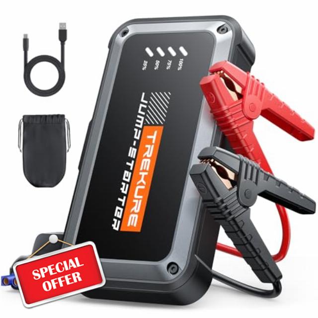 TREKURE 4000A Jump Starter Power Pack