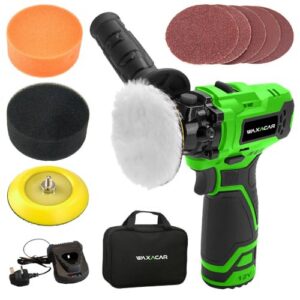 12V Battery Powered Buffer Polishing Detailing Set