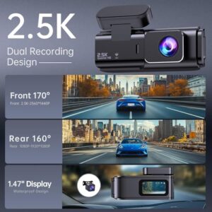 Dual Car Camera with 32GB Card