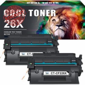 Cool Toner Compatible for HP 26X CF226X 26A CF226A Toner Cartridge LaserJet Pro M402dn M402n M402d M402dw M402 MFP M426dw M426fdw M426fdn M426 - Black
