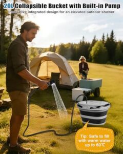 Outdoor Shower Pump for Hiking