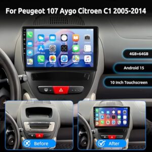 10 Inch Display Car Radio with Bluetooth WiFi GPS FM Microphone