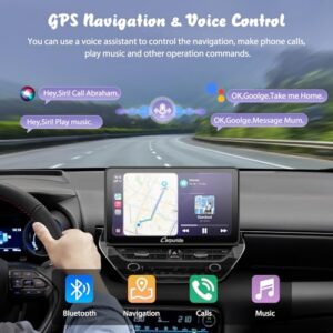 Portable Car Stereo with CarPlay & Android Auto
