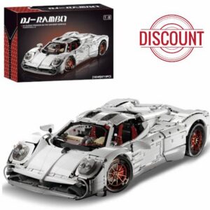 1:8 Scale Technik Supercar Building Blocks Set