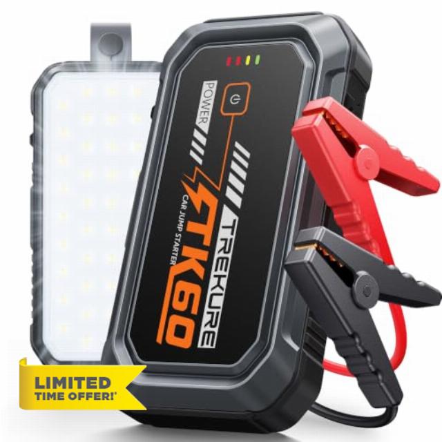 TREKURE 6000A Jump Starter Power Pack