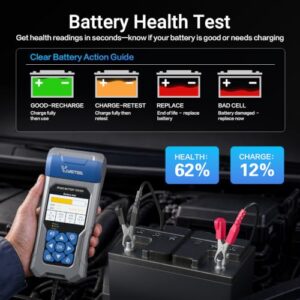 Alternator Starter Charging System Analyzer for Car Truck Motorcycle RV SUV Boa