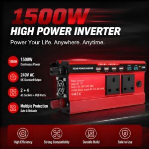 Dual LED Display for Truck Car                                                          Car Power Inverter with 2 AC Sockets and 4 USB Ports