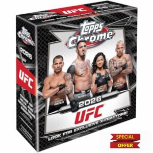 2026 Topps Chrome UFC - Factory Sealed - Mega Box