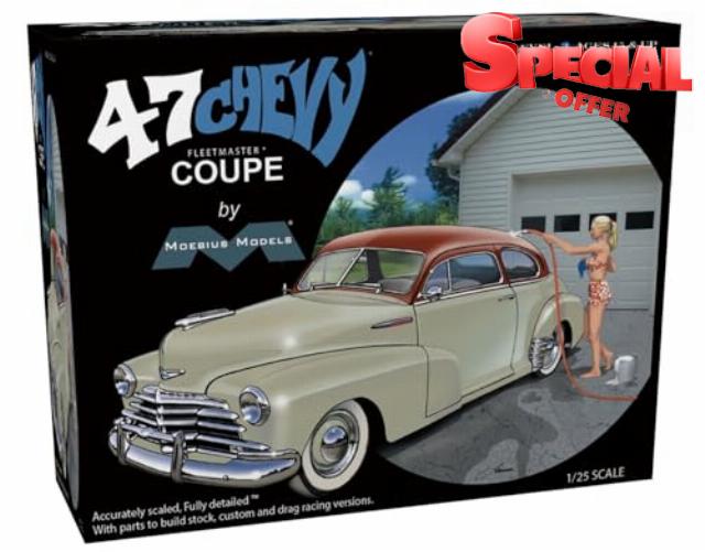 Mobius Model 1/25 1947 Chevrolet Fleetmaster Coupe Ply Model MOE2302