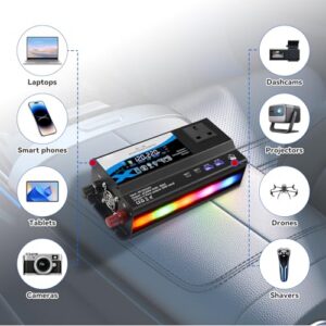 LED Display Power Inverter for Lorry Motorhome Camping