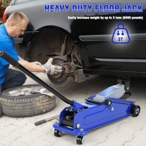 Heavy Duty Fast Lift Floor Jacks with Wheels