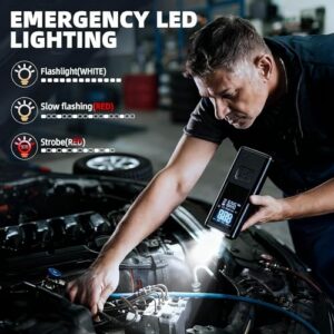 Car Jump Starter Emergency Power Bank Battery Booster with Led Ligh