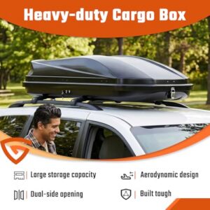 Waterproof Rooftop Luggage Storage Box for Most Car