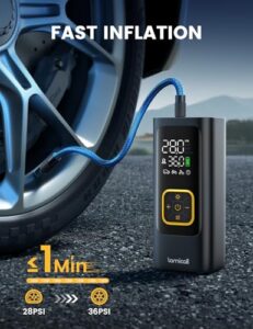 Portable Pump with LED Light for Car Bike Motorcycle