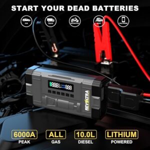 6000A Car Battery Booster Jump Starter