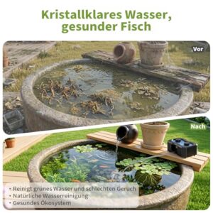 Solar Pond Aerator with 146 Modes Solar USB Dual Charging